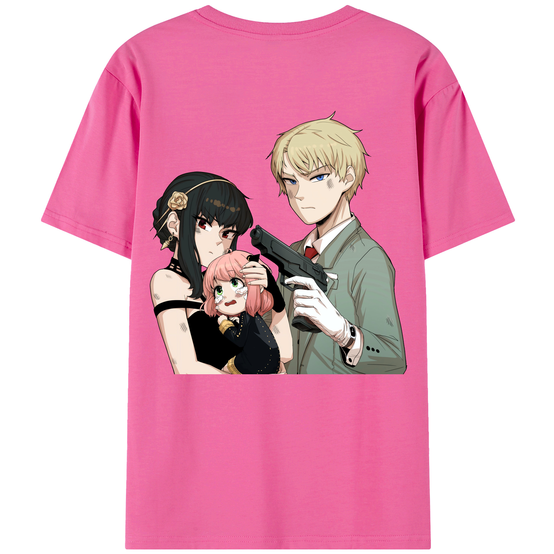（画像用） SPY×FAMILY间谍家家酒 レディース半袖Tシャツ(バックプリント)
